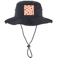Colorful Pattern of Strawberries Bucket Hat