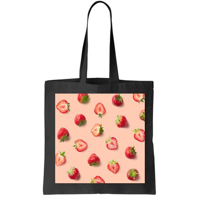 Colorful Pattern of Strawberries Bag