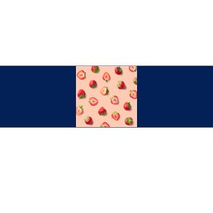 Colorful Pattern of Strawberries Bumper Sticker