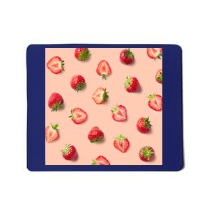 Colorful Pattern of Strawberries Mousepad