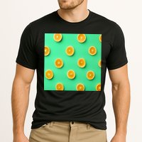 Colorful Pattern of Fresh Orange Slices  Performance Shirt