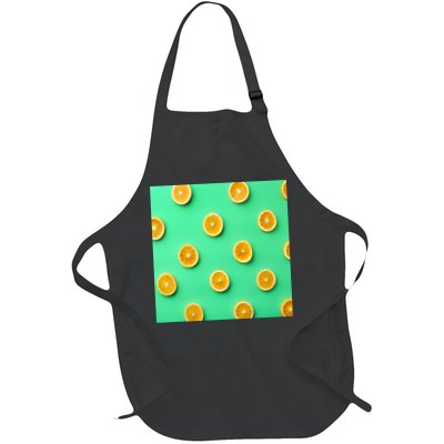 Colorful Pattern of Fresh Orange Slices  Apron