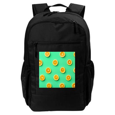 Colorful Pattern of Fresh Orange Slices  Backpack