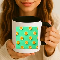 Colorful Pattern of Fresh Orange Slices  Mug
