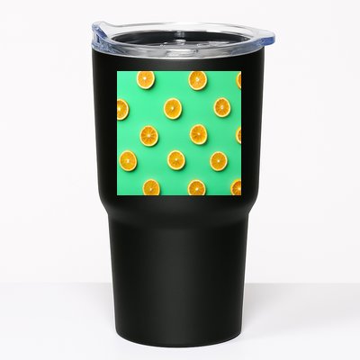 Colorful Pattern of Fresh Orange Slices  Tumbler
