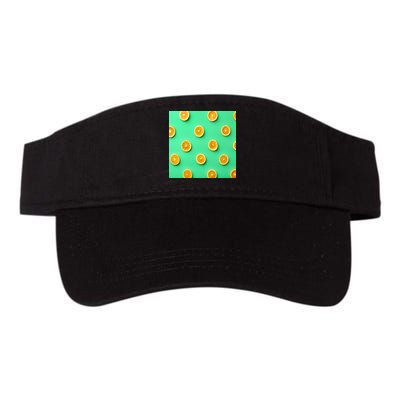 Colorful Pattern of Fresh Orange Slices  Visor
