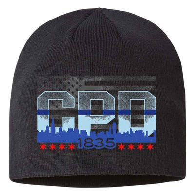 Chicago Police Officer Vintage Cpd Sustainable Beanie