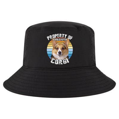 Corgi Property Of Retro Cute Dog Cool Comfort Performance Bucket Hat