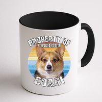 Corgi Property Of Retro Cute Dog Mug