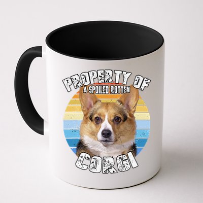Corgi Property Of Retro Cute Dog Mug