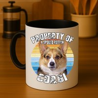 Corgi Property Of Retro Cute Dog Mug