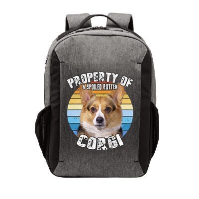 Corgi Property Of Retro Cute Dog Vector Backpack