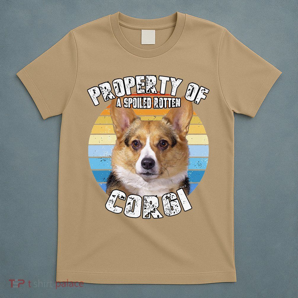 Corgi Property Of Retro Cute Dog T-Shirt