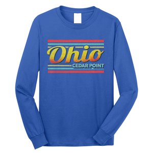 Cedar Point Ohio Souvenir Gift 70s 80s Style Long Sleeve Shirt