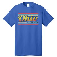 Cedar Point Ohio Souvenir Gift 70s 80s Style Tall T-Shirt