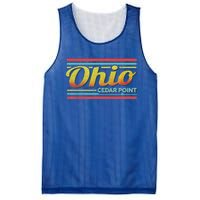 Cedar Point Ohio Souvenir Gift 70s 80s Style Mesh Reversible Basketball Jersey Tank