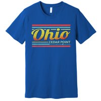 Cedar Point Ohio Souvenir Gift 70s 80s Style Premium T-Shirt