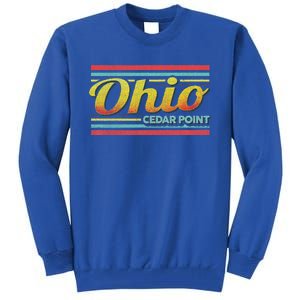 Cedar Point Ohio Souvenir Gift 70s 80s Style Tall Sweatshirt