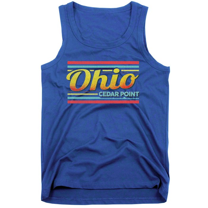 Cedar Point Ohio Souvenir Gift 70s 80s Style Tank Top