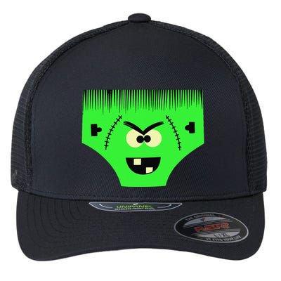 Creepy Pair Of Underwear Face Halloween Costume Flexfit Unipanel Trucker Cap