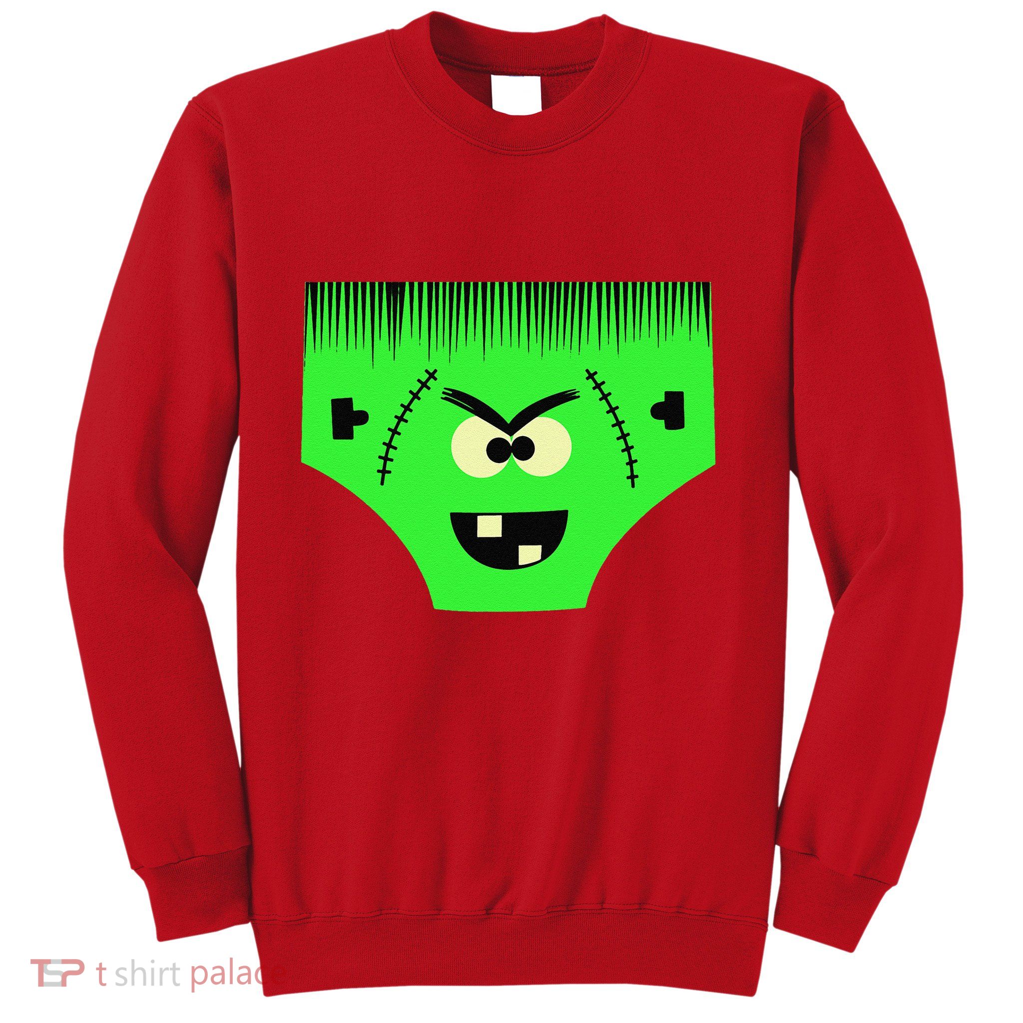 Creepy Pair Of Underwear Face Halloween Costume Sweatshirt