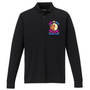 Cute Pink Or Blue Welcome To The Fishing Crew New Baby Performance Long Sleeve Polo