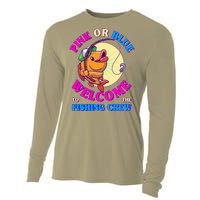 Cute Pink Or Blue Welcome To The Fishing Crew New Baby Cooling Performance Long Sleeve Crew