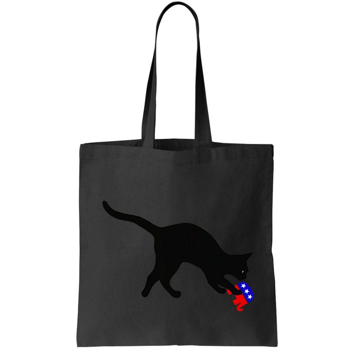 Cat Pouncing On Gop Elephant Cat Knocking Over Gop Elephant Bag