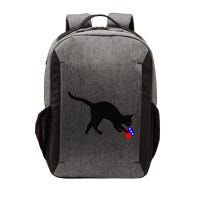 Cat Pouncing On Gop Elephant Cat Knocking Over Gop Elephant Vector Backpack