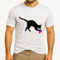 Cat Pouncing On Gop Elephant Cat Knocking Over Gop Elephant Performance Shirt