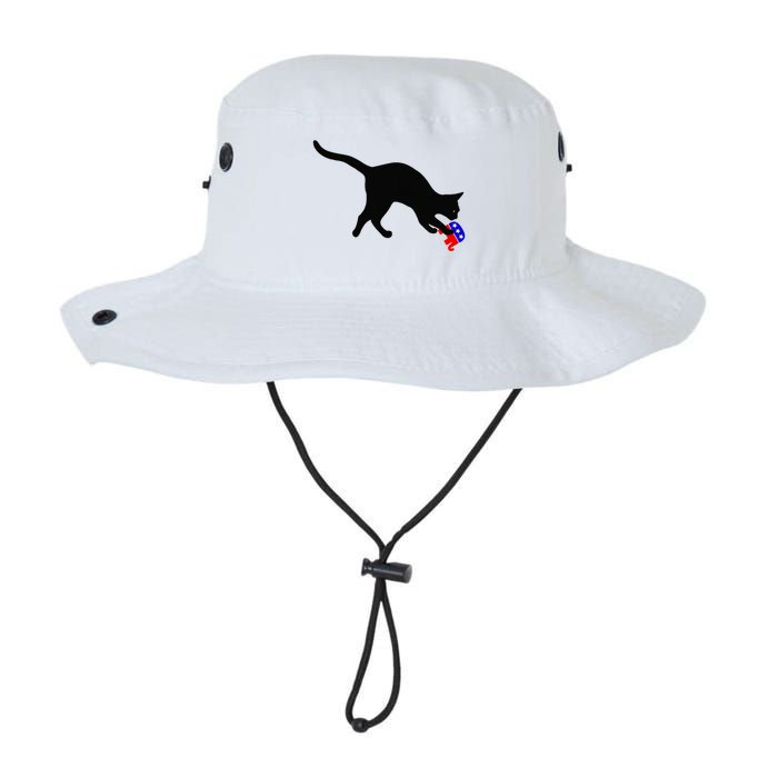 Cat Pouncing On Gop Elephant Cat Knocking Over Gop Elephant Bucket Hat