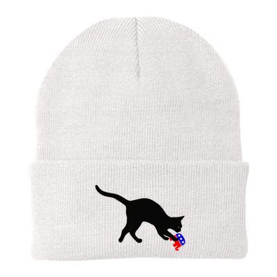Cat Pouncing On Gop Elephant Cat Knocking Over Gop Elephant Beanie