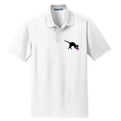 Cat Pouncing On Gop Elephant Cat Knocking Over Gop Elephant Dry Zone Grid Polo