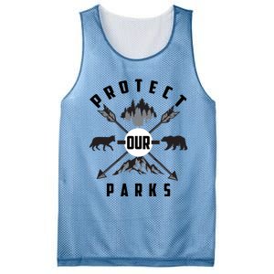 Cute Protect Our Parks Gift For Environt Advocate Gift Mesh Reversible Basketball Jersey Tank