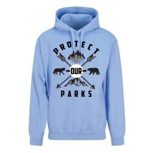 Cute Protect Our Parks Gift For Environt Advocate Gift Unisex Surf Hoodie