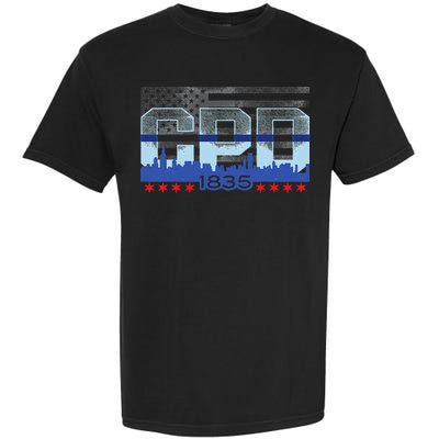 Chicago Police Officer Vintage CPD Garment-Dyed Heavyweight T-Shirt