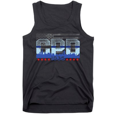 Chicago Police Officer Vintage CPD Tank Top