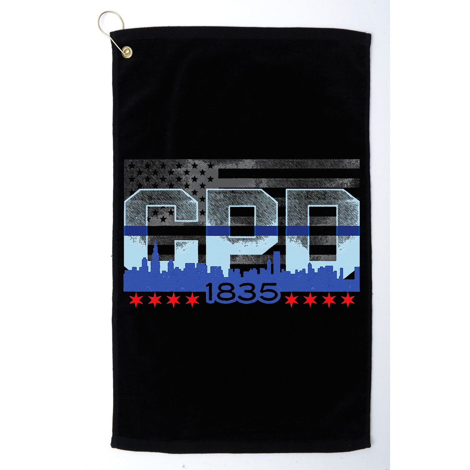 Chicago Police Officer Vintage CPD Golf Towel