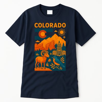 Colorado Peaks Of Greatness Tall T-Shirt