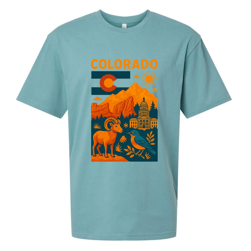 Colorado Peaks Of Greatness Sueded Cloud Jersey T-Shirt