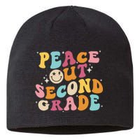 Cute Peace Out Second Grade Funny Last Day Of School Sustainable Beanie