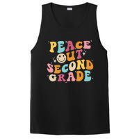 Cute Peace Out Second Grade Funny Last Day Of School PosiCharge Competitor Tank