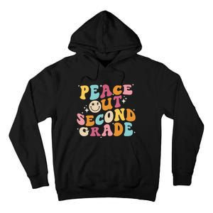 Cute Peace Out Second Grade Funny Last Day Of School Tall Hoodie