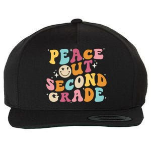 Cute Peace Out Second Grade Funny Last Day Of School Wool Snapback Cap