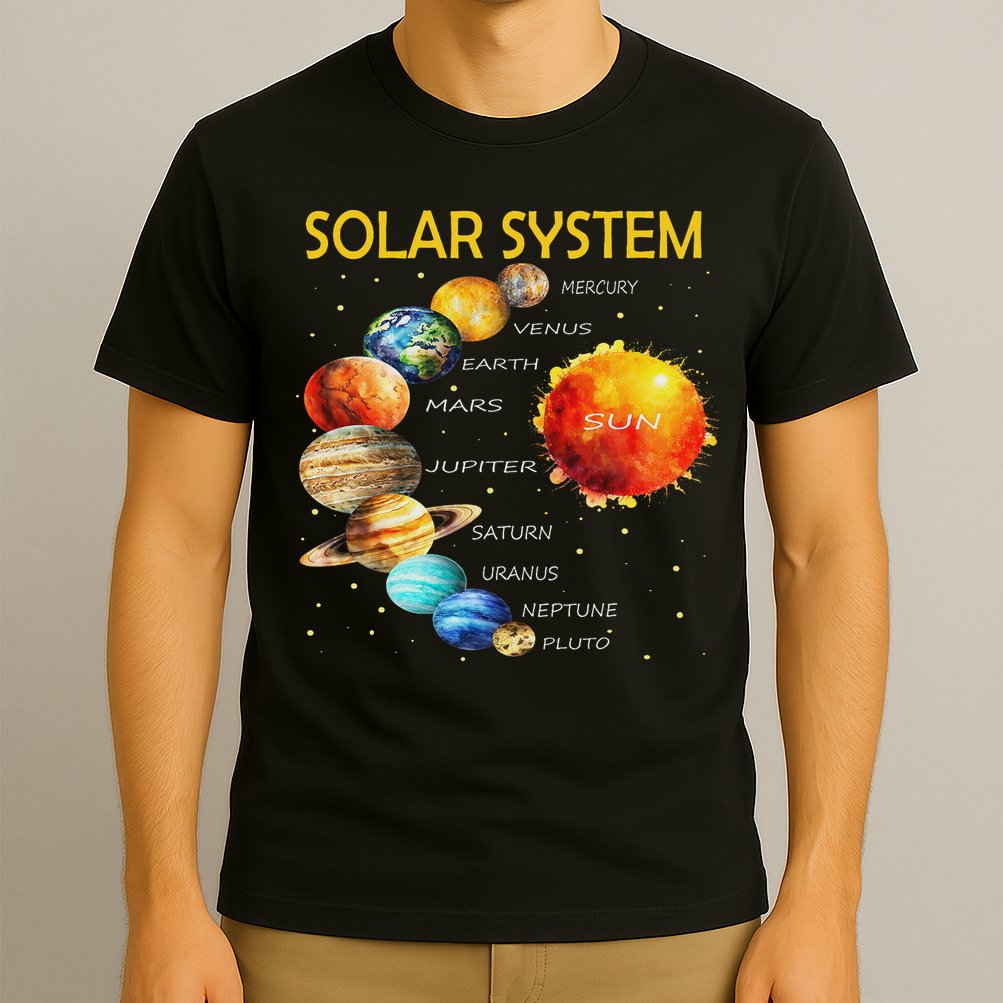 Cute Planets Of The Solar System  T-Shirt