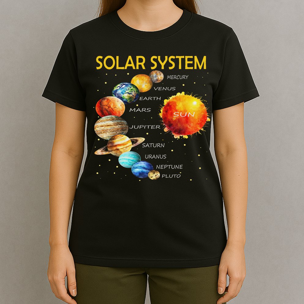 Cute Planets Of The Solar System  T-Shirt