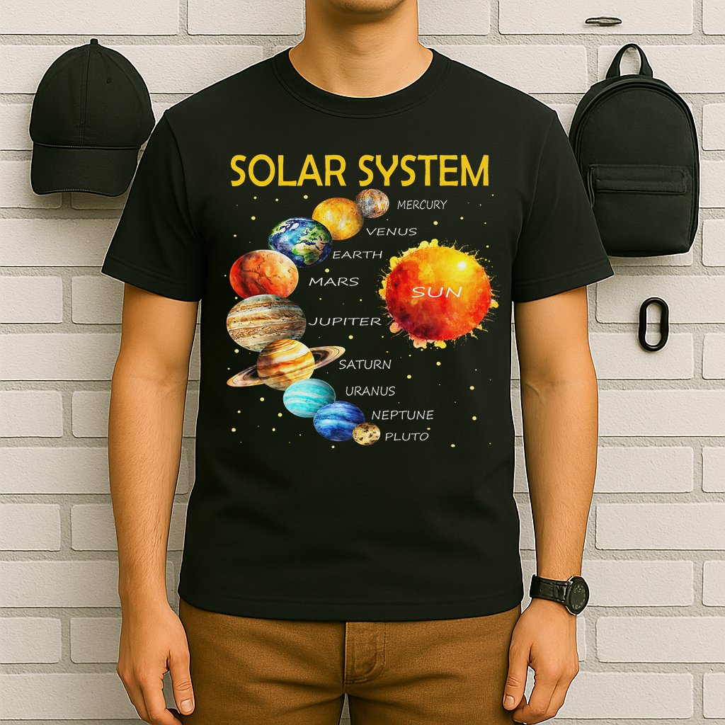 Cute Planets Of The Solar System  T-Shirt