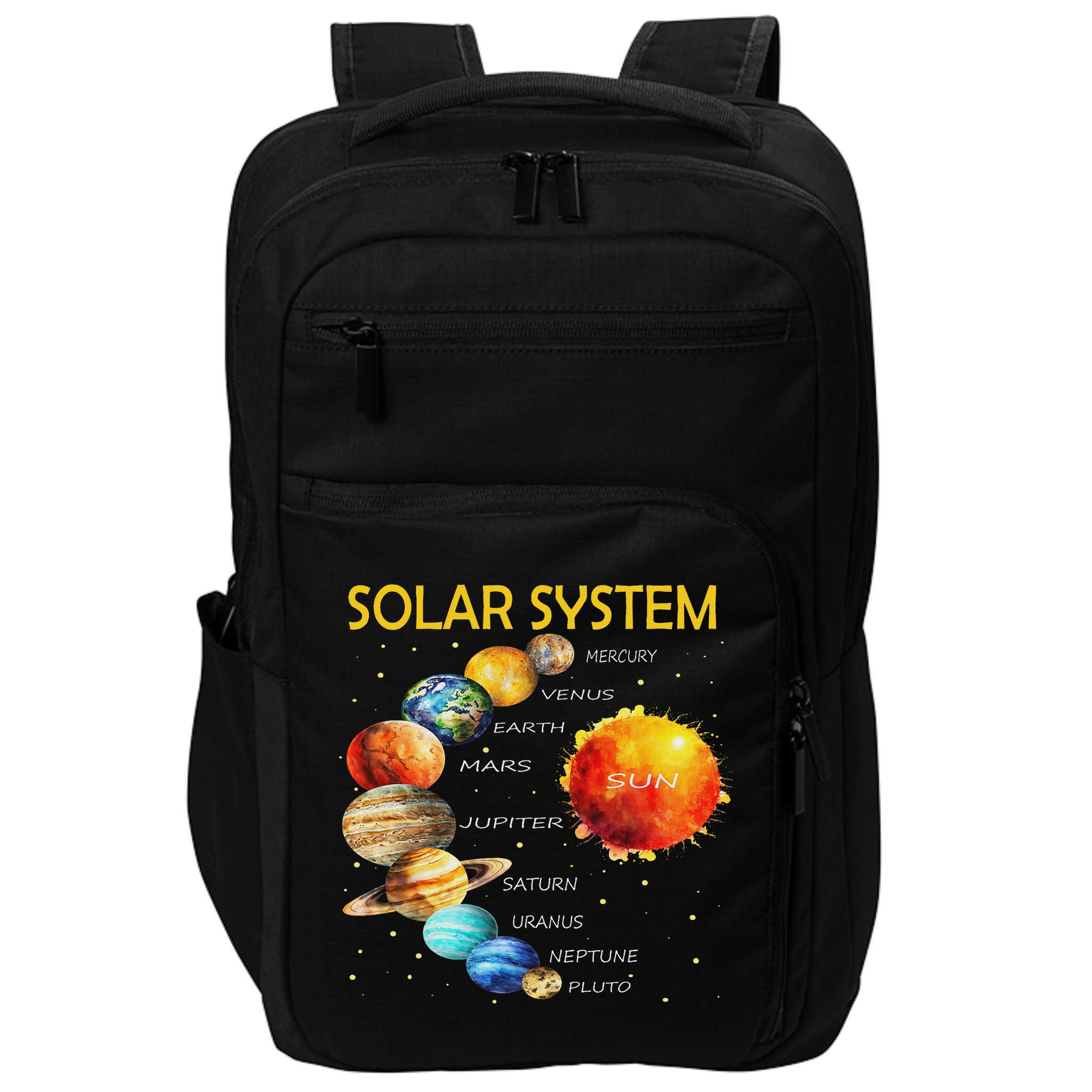 Cute Planets Of The Solar System  Impact Tech Backpack