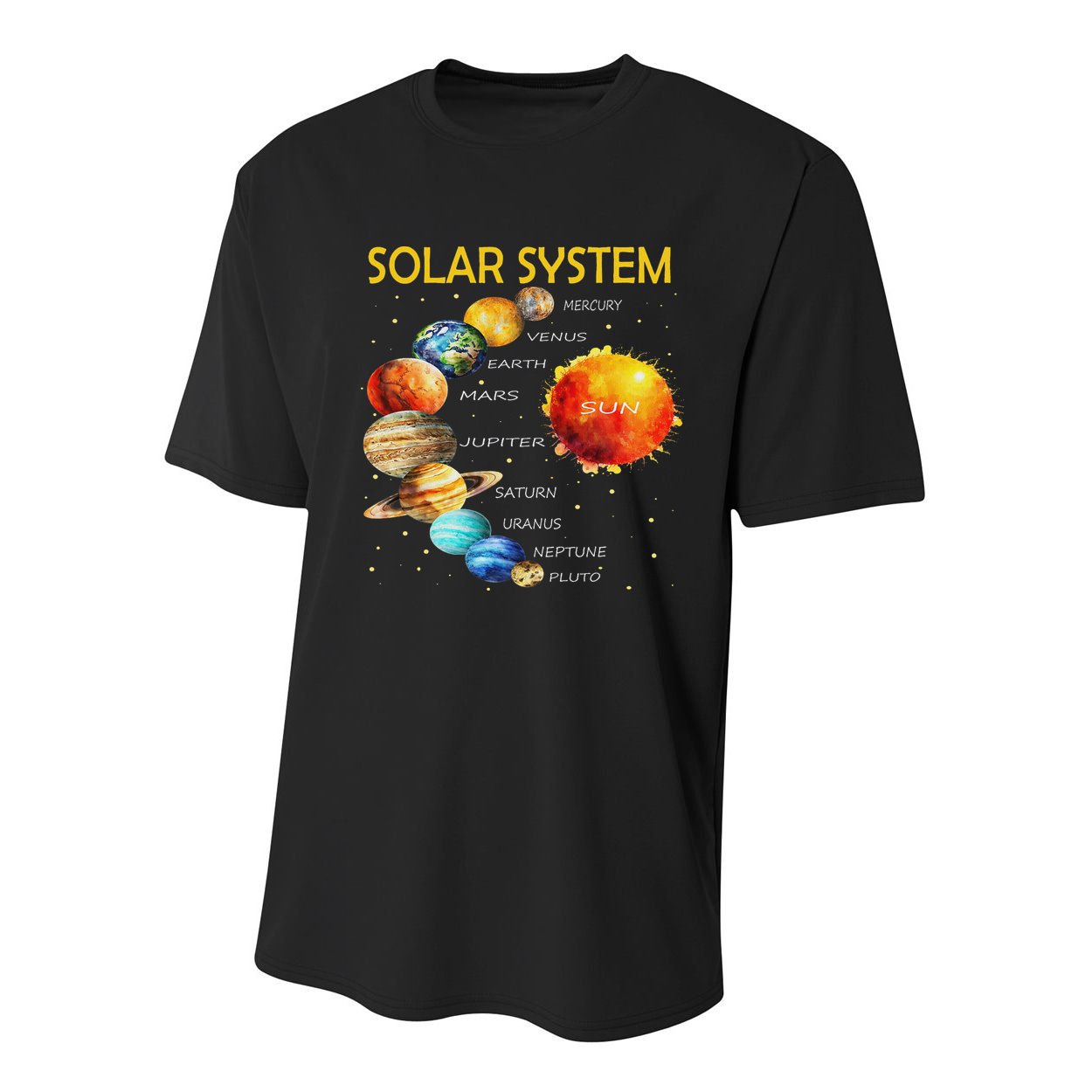 Cute Planets Of The Solar System  Youth Performance Sprint T-Shirt