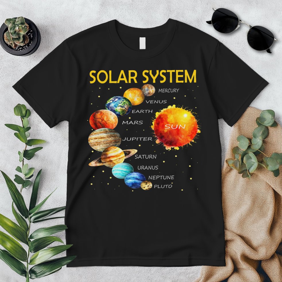 Cute Planets Of The Solar System  Premium T-Shirt